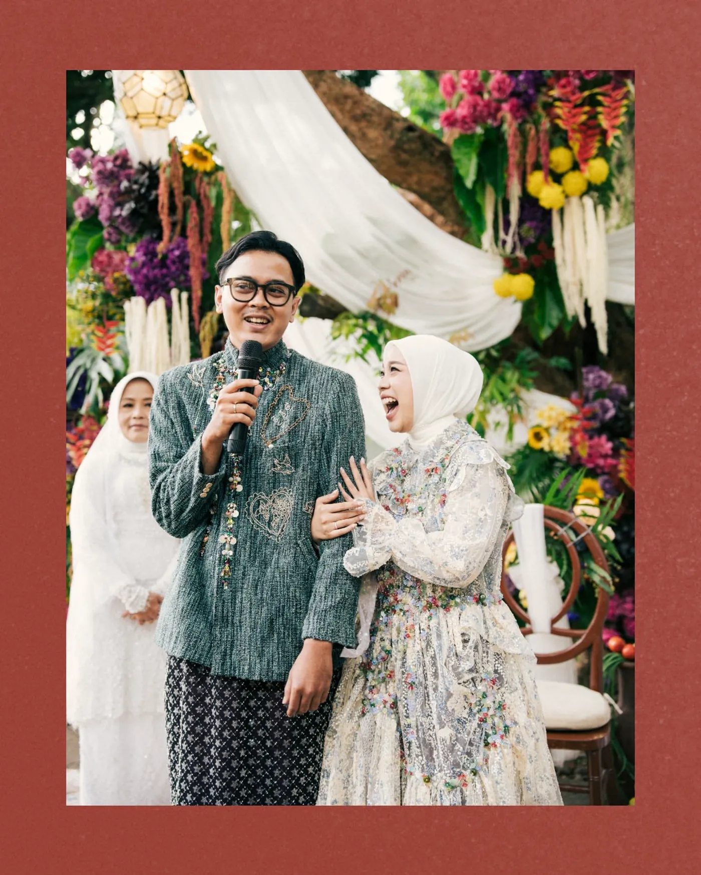 Momen bahagia pengantin
